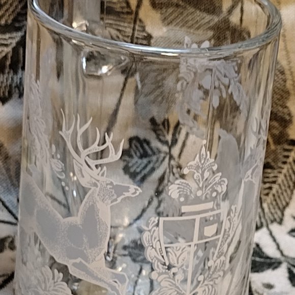 🎬 16oz Majestic Forest Tankard Stein w/Pewter Lid - Picture 13 of 14